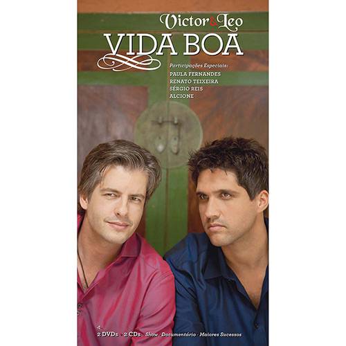 Tudo sobre 'Box CD+DVD - Victor & Léo: Vida Boa (4 Discos)'