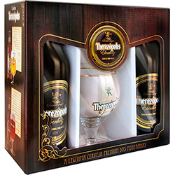Box Cerveja Brasileira Therezópolis Ebenholz com 2 Garrafas 600ml + Tulipa