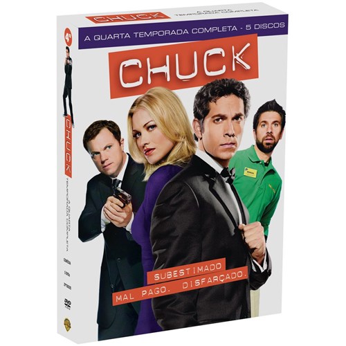 Box - Chuck 4ª Temporada (Dvd)