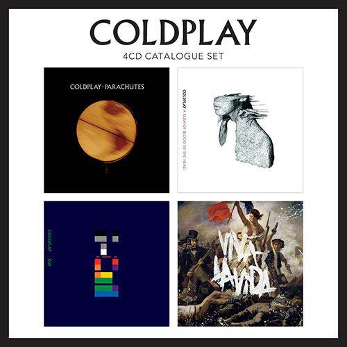 Tudo sobre 'Box Coldplay-4 Cds Catalogue Set = Parachutes / a Rush Of Blood To The Head / X Y / Viva La Vida'