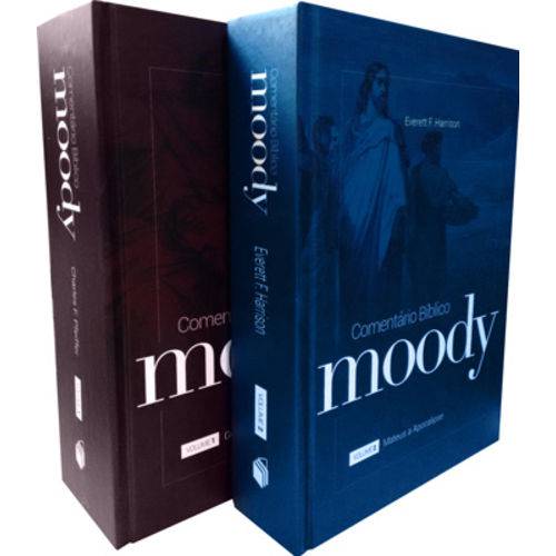 Box Comentário Bíblico Moody Capa Dura – Volume 1 e 2 - Edição 2017