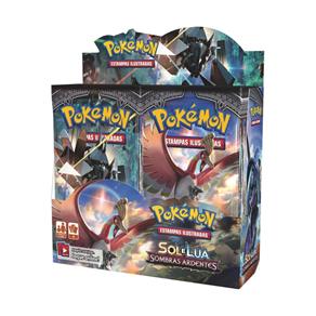 Box Display Pokémon Sol e Lua 3 Sombras Ardentes