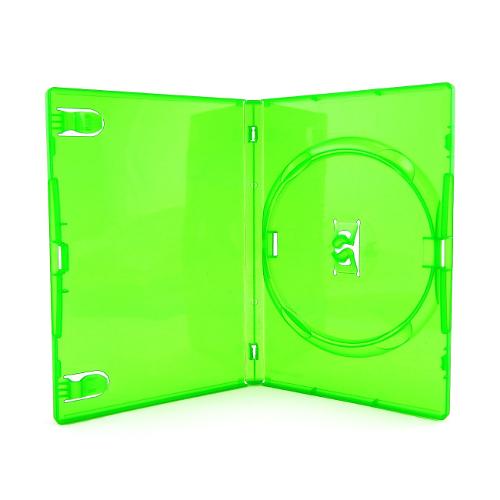 Box Dvd Amaray Red Tag Verde - 5 Unidades