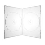 Box Dvd Amaray Slim Duplo Transparente 5 - Unidades