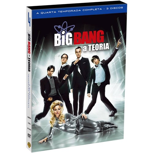 Box DVD Big Bang: a Teoria - a Quarta Temporada Completa (3 DVDs)
