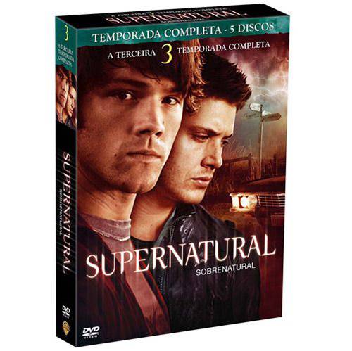 Box DVD Coleção Supernatural: 3ª Temporada (5 DVDs)