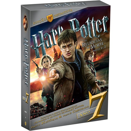 Tudo sobre 'Box DVD - Harry Potter e as Relíquias da Morte - Partes 1 e 2 - Edição Definitiva - Ano 7 (6 Discos)'