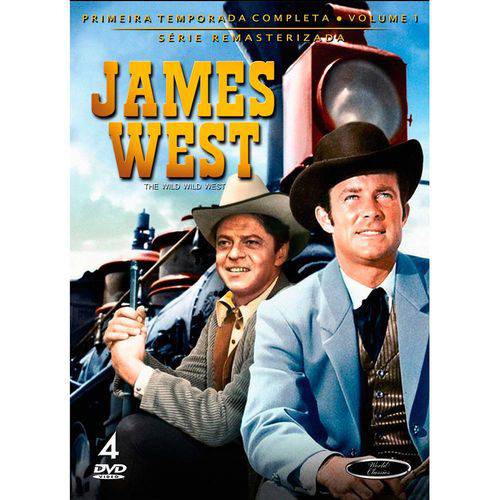 Box DVD James West Primeira Temporada Volume 1