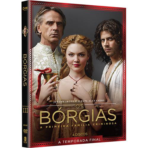Box DVD os Borgias - 3ª Temporada (4 Discos)