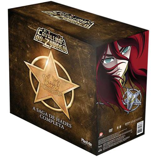 Box DVD os Cavaleiros do Zodíaco - a Saga de Hades Completa (14 Discos)