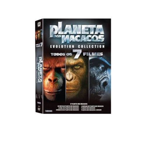Tudo sobre 'BOX DVD Planeta dos Macacos - Evolution Collection - 7 Filmes'