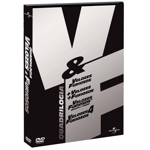 Box - Dvd Quadrilogia Velozes e Furiosos