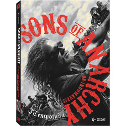 Box DVD Sons Of Anarchy - 3ª Temporada (4 DVDs)