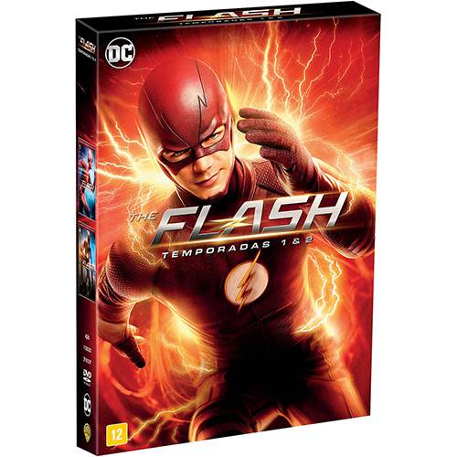 BOX DVD The Flash 1ª- 2ª Temporadas Completas (11 Discos)