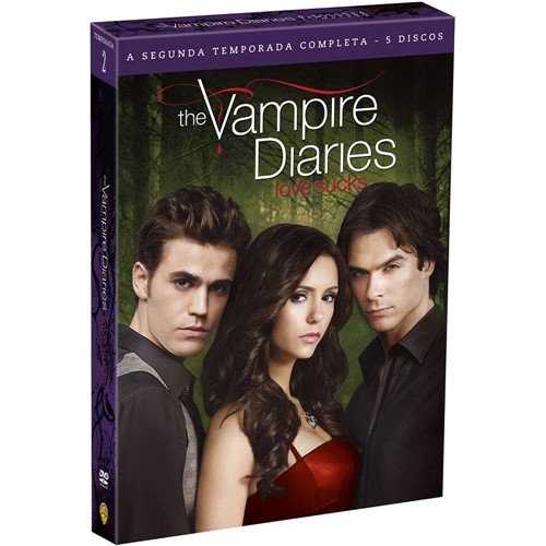Box DVD The Vampire Diaries: 2ª Temporada - (5 DVDs)