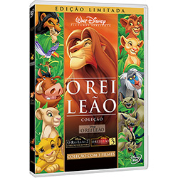 Box DVD Trilogia o Rei Leão (3 DVDs)