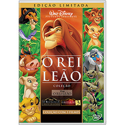 Box DVD Trilogia o Rei Leão (3 DVDs)