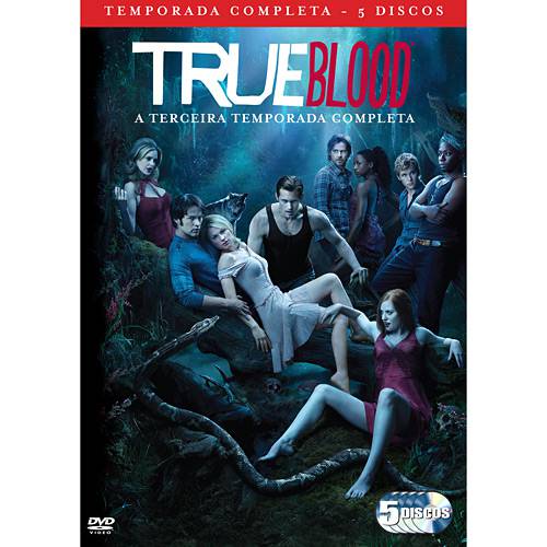 Box DVD True Blood - a 3ª Temporada Completa (5 DVDs)