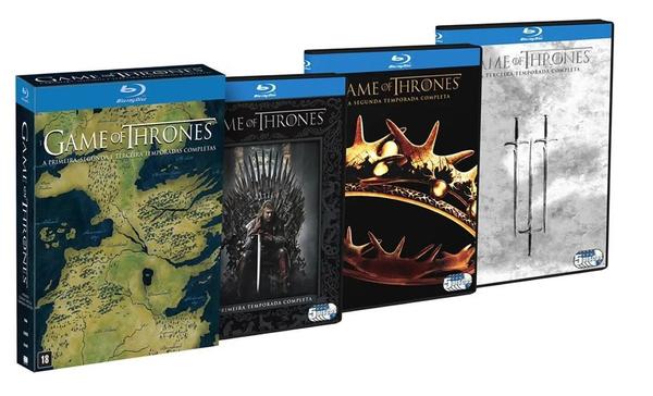 Box Game Of Thrones - Blu Ray - Temporadas 1 a 3 - Warner