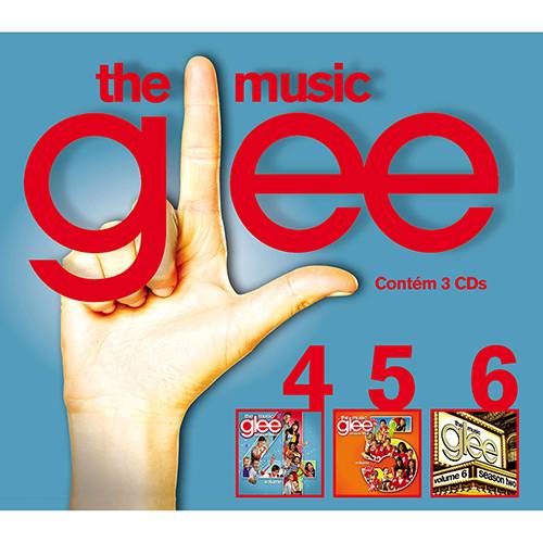 Box Glee Season 2 - Vol. 4, 5 e 6 - 03 CD's