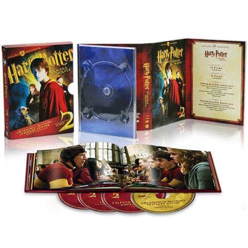 Box Harry Potter e a Câmara Secreta - Edição Definitiva - 4 DVDs