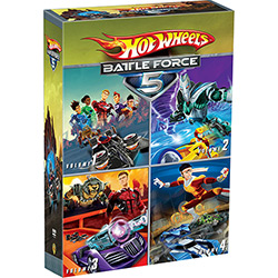 Box Hot Wheels Battle Force 5 - 4 Discos