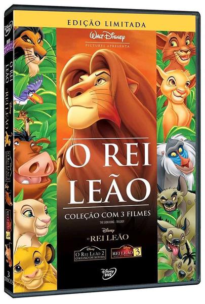 Box o Rei Leão - Trilogia - Dvd - Disney