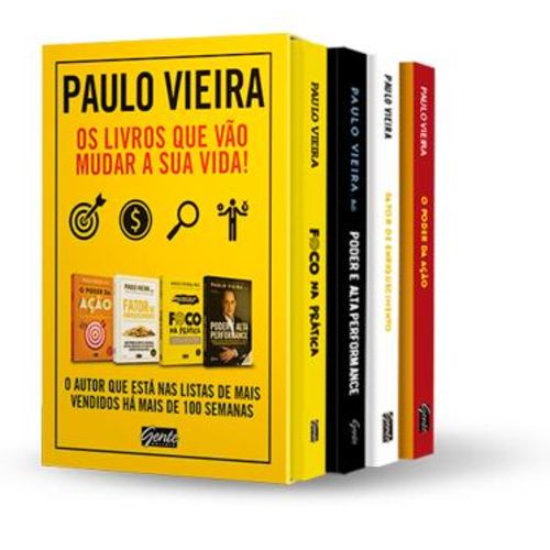 Tudo sobre 'Box - Paulo Vieira - 4 Volumes'