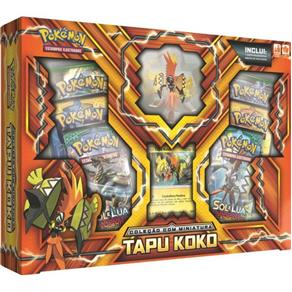 Box Pokemon Tapu Koko com Miniatura - Copag