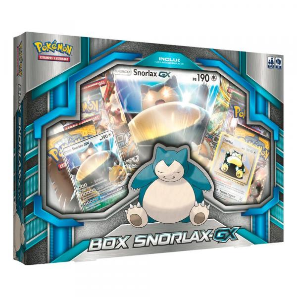 Box Snorlax GX Pokémon TCG Sol e Lua Copag