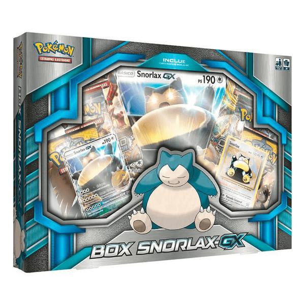 Box Snorlax Gx Pokémon Tcg Sol e Lua - Copag