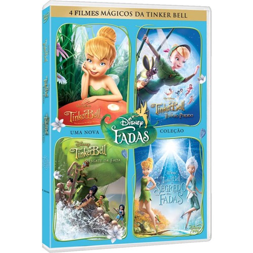 Box Tinker Bell: Quadrilogia (4 DVDs)