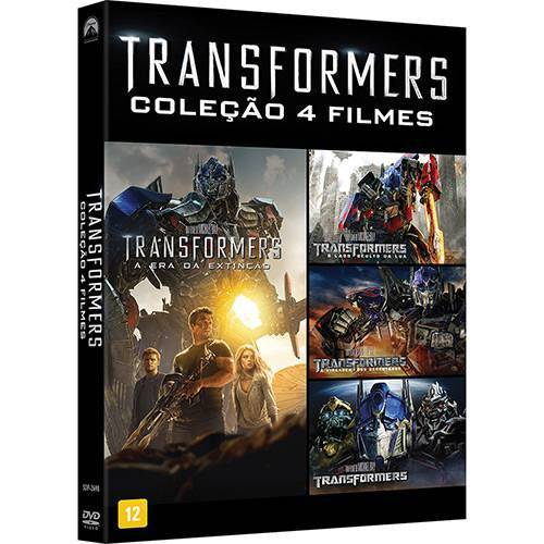 Tudo sobre 'Box Transformers Coleção 4 DVDs'