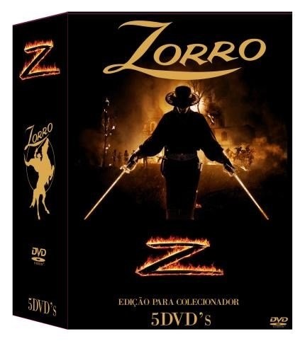 Box Zorro - 1ª Temporada - Ed. Colecionador 5 Dvds