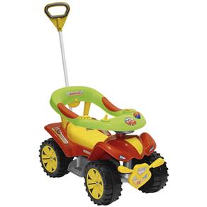 Boy Car Style Biemme Brinquedos com Empurrador - Vermelho