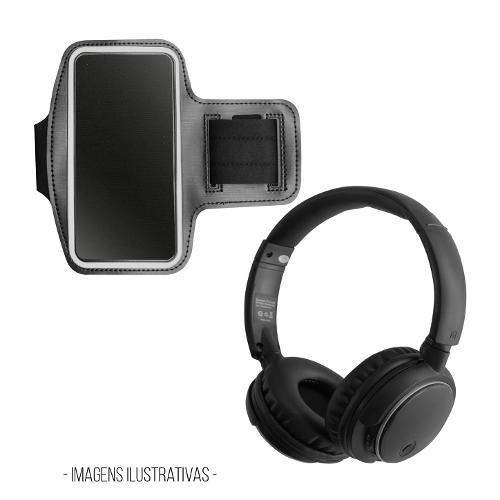 Braçadeira Armband Capa + Headphone Bluetoth para Lg G2 Mini
