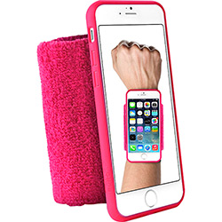 Tudo sobre 'Braçadeira de Pulso com Porta Chave para IPhone 6 Rosa - Puro'