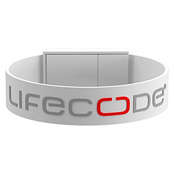 Bracelete LifeCode Salva-Vidas 18,5cm - Branco M