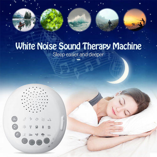 Tudo sobre 'Brainwave Music Sleeper White 15-som Terapia Ruído Som Sono Máquina Dispositivo'