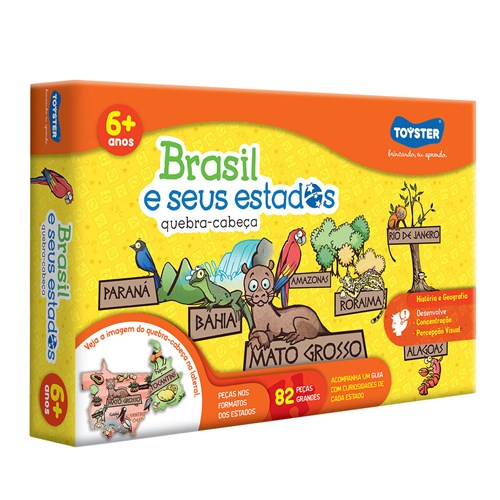 Brasil e Seus Estados 82 Pecas Toyster