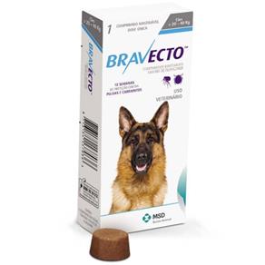 Bravecto Anti Pulgas e Carrapatos para Cães de 20 a 40kg