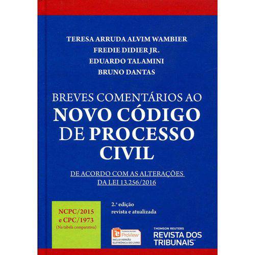 Tudo sobre 'Breves Comentários ao Novo Código de Processo Civil'