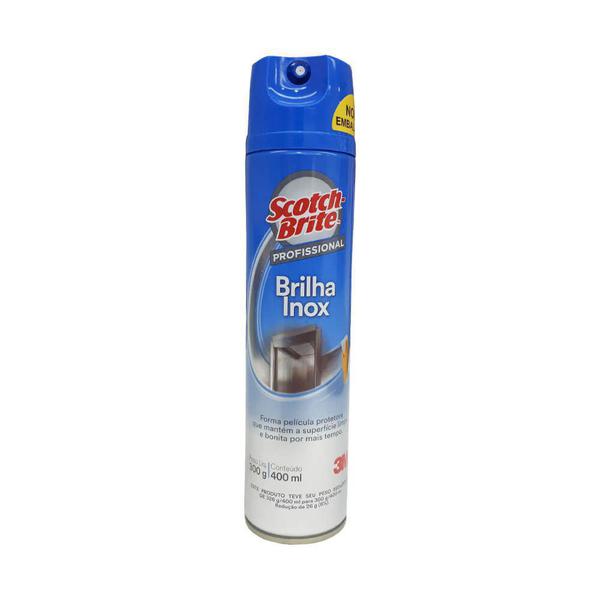Brilha Inox 3m Scotch Brite Profissional Spray 400ml