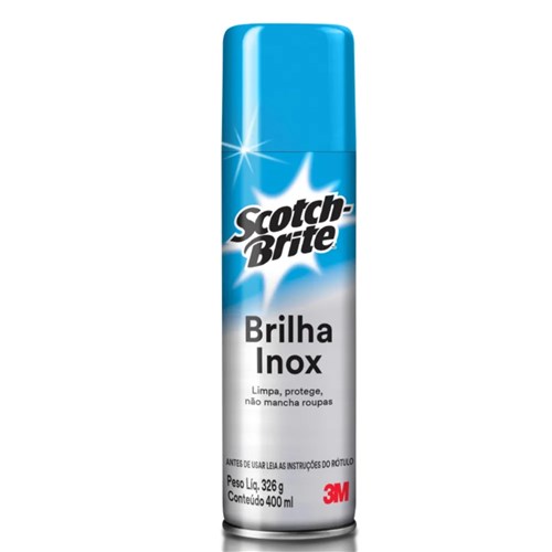 Brilha Inox Scotch-Brite 400Ml