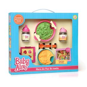 Brincando de Casinha Baby Alive Papinha do Bebe Elka