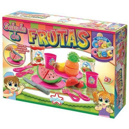 Brincando de Casinha Crec Crec Big Salada de Frutas Big Star Unidade 346-Ccsf