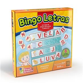 Brincando e Aprendendo - Jogo Bingo Letras