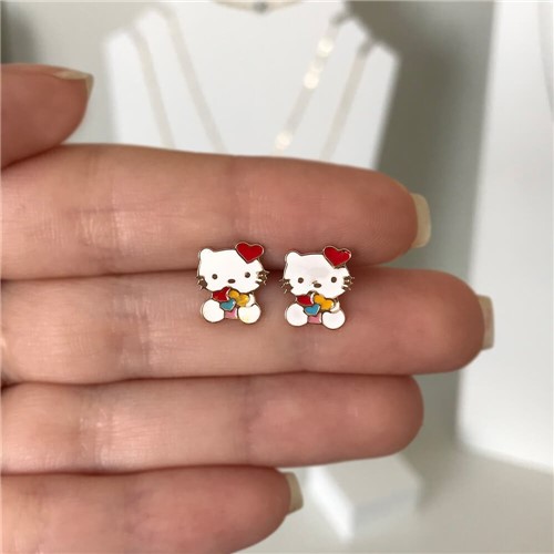 Brinco Infantil Hello Kitty (Ouro 18K)