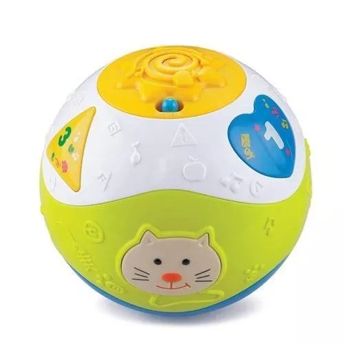 Brinq P/ Bebês Bola de Atividades Aprender Brincar Zoop Toys