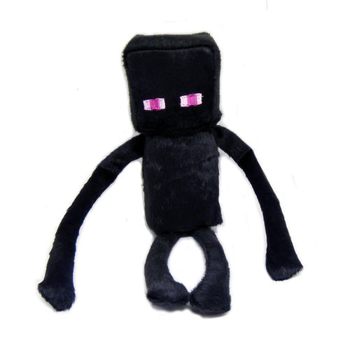 Brinquedo Boneco de Pelúcia Enderman do Jogo Minecraft - Zr Toys
